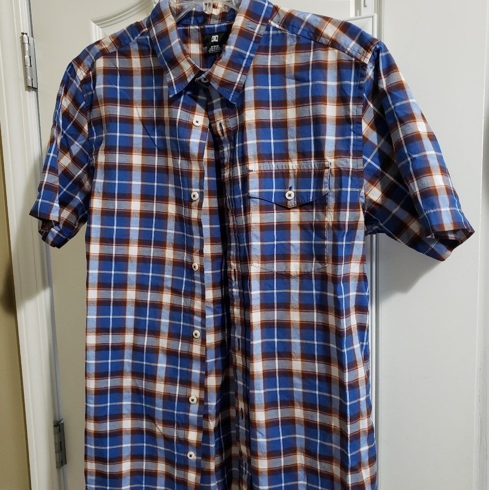 DC Men's S/S Button Up Shirt